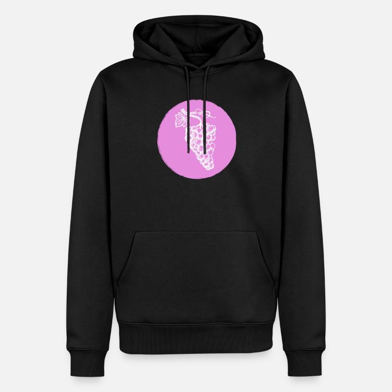 Raisin - Sweat à capuche Premium bio Homme - noir