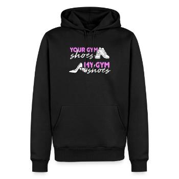 Ballet Ballerina Pole Dancer Line Dance Tap Dance - Men’s Premium Organic Hoodie - black - Front - Nico (187cm)