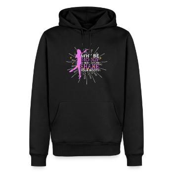Ballet Ballerina Pole Dancer Line Dance Tap Dance - Men’s Premium Organic Hoodie - black - Front - Nico (187cm)