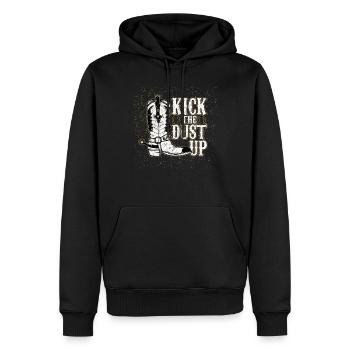 Ballet Ballerina Pole Dancer Line Dance Tap Dance - Men’s Premium Organic Hoodie - black - Front - Nico (187cm)