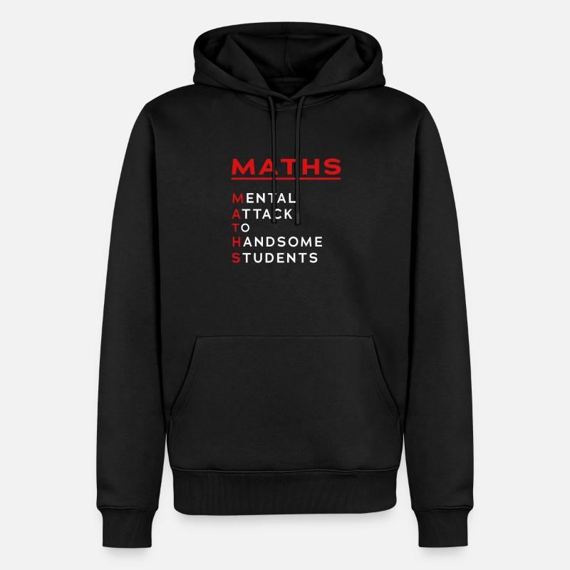 Pi Math Étudiant Mathématicien - Sweat à capuche Premium bio Homme - noir