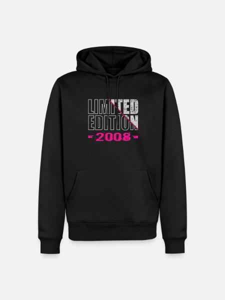 Edition limitée 2008 - Sweat à capuche Premium bio Homme - noir