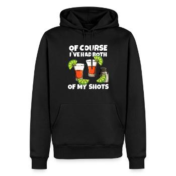Tequila Spruch Trinker trinken Alkohol Fan - Männer Premium Bio Hoodie - Schwarz - Vorne - Nico (187cm)