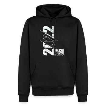 Abitur 2022 Geschenk Junge Mädchen Abi 2022 - Männer Premium Bio Hoodie - Schwarz - Vorne - Nico (187cm)