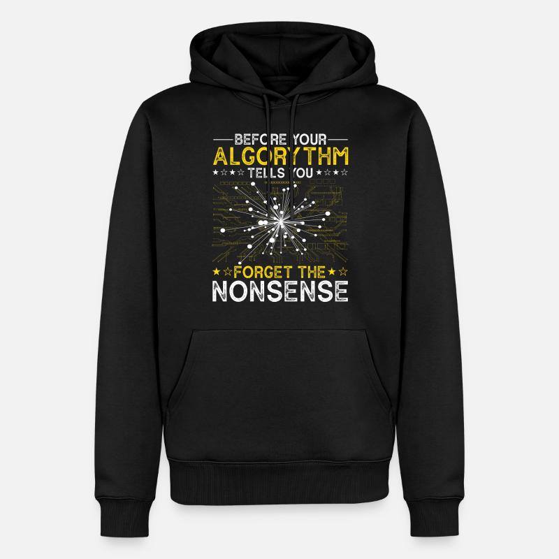 Artificial Intelligence Algorithm Programmer - Männer Premium Bio Hoodie - Schwarz