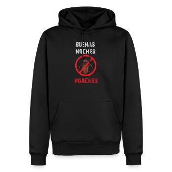 Kammerjäger I Ungeziefer Motiv für - Männer Premium Bio Hoodie - Schwarz - Vorne - Nico (187cm)