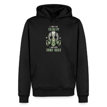 Kammerjäger I Ungeziefer Motiv für - Männer Premium Bio Hoodie - Schwarz - Vorne - Nico (187cm)