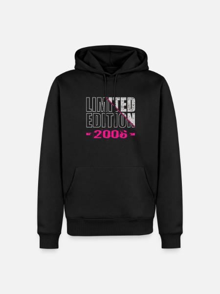 Édition limitée 2006 - Sweat à capuche Premium bio Homme - noir