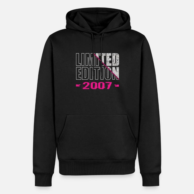 Édition limitée 2007 - Sweat à capuche Premium bio Homme - noir