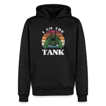 Turtle Gift Kids Reptiles Sea Beach - Men’s Premium Organic Hoodie - black - Front - Nico (187cm)