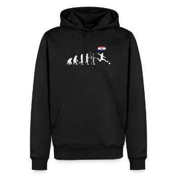 Kroatien Geschenk Herkunft Zagreb Hrvatska Heimat - Männer Premium Bio Hoodie - Schwarz - Vorne - Nico (187cm)