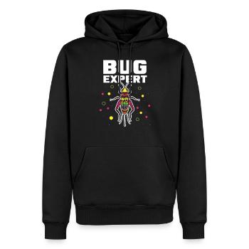 Punaises de lit expert insectes entomologiste entomologie - Sweat à capuche Premium bio Homme - noir - Devant - Nico (187cm)