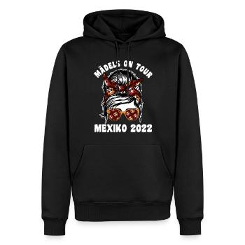 Mädels on Tour Mexiko 2022 - Männer Premium Bio Hoodie - Schwarz - Vorne - Nico (187cm)