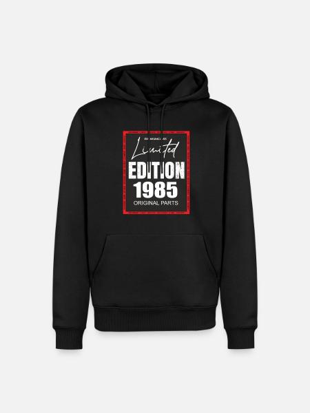 Limited Edition 1985 - Men’s Premium Organic Hoodie - black