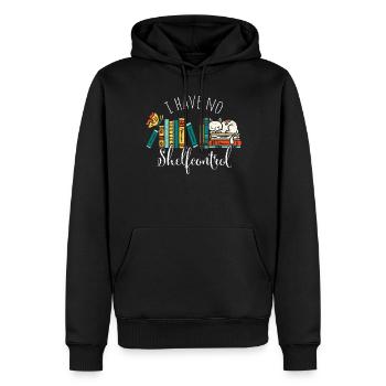 Shelfcontrol Bücher Lesen Bibliothekarin Roman - Männer Premium Bio Hoodie - Schwarz - Vorne - Nico (187cm)