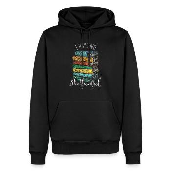 Shelfcontrol Buchclub Lesen Bücher Bibliothek - Männer Premium Bio Hoodie - Schwarz - Vorne - Nico (187cm)
