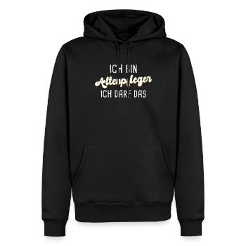 Altenpfleger - Männer Premium Bio Hoodie - Schwarz - Vorne - Nico (187cm)