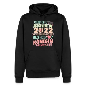 Grundschul Absolventin Abschluss Grundschule - Männer Premium Bio Hoodie - Schwarz - Vorne - Nico (187cm)