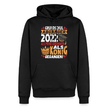 Grundschul Abschluss Grundschule Absolvent - Männer Premium Bio Hoodie - Schwarz - Vorne - Nico (187cm)
