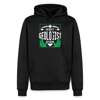 Bester Geologe Aller Zeiten Beruf Geologie - Männer Premium Bio Hoodie - Schwarz - Vorne - Nico (187cm)