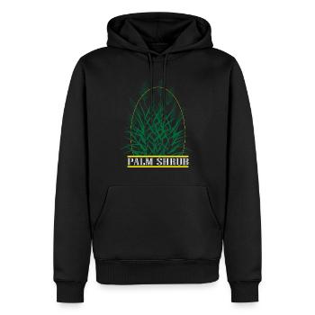 Arbre - Sweat à capuche Premium bio Homme - noir - Devant - Nico (187cm)