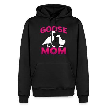 Oie Mère Oie Mère Oies Animaux de compagnie - Sweat à capuche Premium bio Homme - noir - Devant - Nico (187cm)