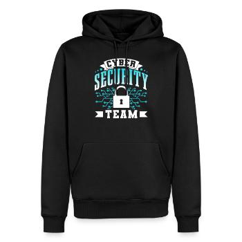Équipe de cybersécurité Piratage de la sécurité informatique Hacker - Sweat à capuche Premium bio Homme - noir - Devant - Nico (187cm)
