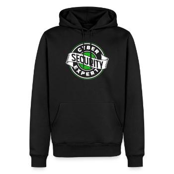 Cybersecurity Experte Hacker IT Sicherheit Hack - Männer Premium Bio Hoodie - Schwarz - Vorne - Nico (187cm)