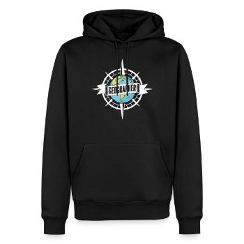 Geograph Beruf Geographie Geographiestudent - Männer Premium Bio Hoodie - Schwarz - Vorne - Nico (187cm)