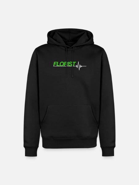 Florist - Männer Premium Bio Hoodie - Schwarz