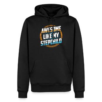 Fantastisch Wie Mein Stiefkind Stepdad Stiefvater - Männer Premium Bio Hoodie - Schwarz - Vorne - Nico (187cm)