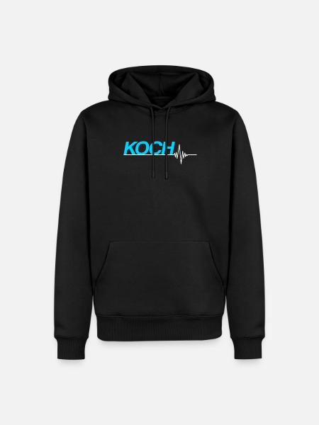 Koch - Männer Premium Bio Hoodie - Schwarz