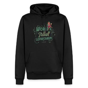 The World's Largest Goblin Irish Ireland Irish - Men’s Premium Organic Hoodie - black - Front - Nico (187cm)