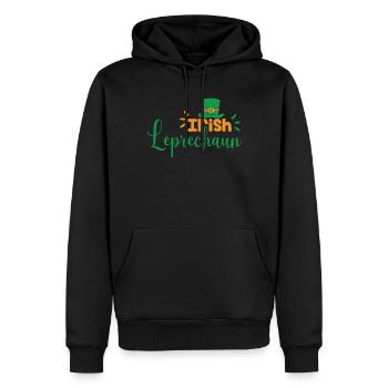 Gobelin irlandais Gaélique Irlande Irlandais Irlandais - Sweat à capuche Premium bio Homme - noir - Devant - Nico (187cm)