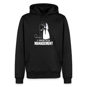 Unter Neuem Management Im Leben Heirat Hochzeit - Männer Premium Bio Hoodie - Schwarz - Vorne - Nico (187cm)