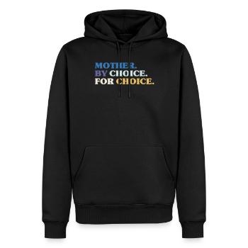 Mother By Choice For Choice Feministin - Männer Premium Bio Hoodie - Schwarz - Vorne - Nico (187cm)