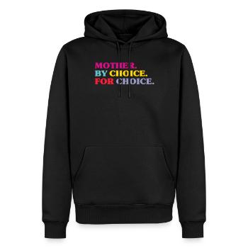 Mother By Choice For Choice Feministin - Männer Premium Bio Hoodie - Schwarz - Vorne - Nico (187cm)