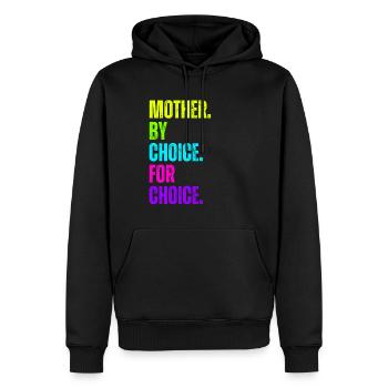 Mother By Choice For Choice Feministin - Männer Premium Bio Hoodie - Schwarz - Vorne - Nico (187cm)
