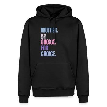 Mother By Choice For Choice Feministin - Männer Premium Bio Hoodie - Schwarz - Vorne - Nico (187cm)