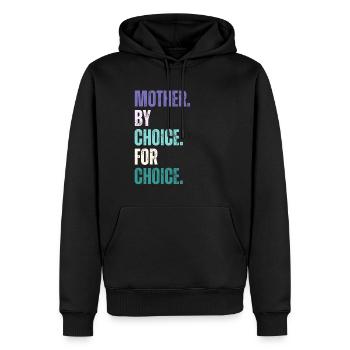 Mother By Choice For Choice Feministin - Männer Premium Bio Hoodie - Schwarz - Vorne - Nico (187cm)