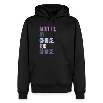 Mother By Choice For Choice Feministin - Männer Premium Bio Hoodie - Schwarz - Vorne - Nico (187cm)