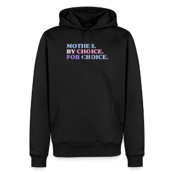 Mother By Choice For Choice Feministin - Männer Premium Bio Hoodie - Schwarz - Vorne - Nico (187cm)