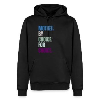 Mother By Choice For Choice Feministin - Männer Premium Bio Hoodie - Schwarz - Vorne - Nico (187cm)