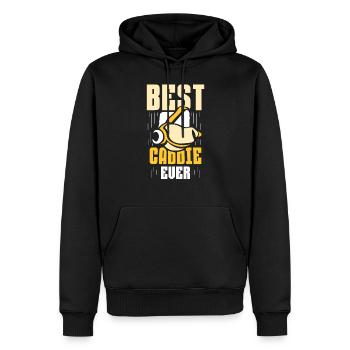 Bester Caddie Aller Zeiten Golfen Golfer Golf - Männer Premium Bio Hoodie - Schwarz - Vorne - Nico (187cm)