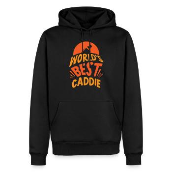 Der Beste Caddie Der Welt Golfer Golf Golfen - Männer Premium Bio Hoodie - Schwarz - Vorne - Nico (187cm)