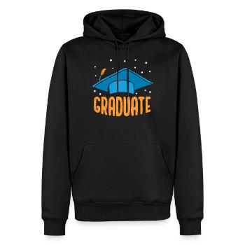 Graduate Graduation Party Graduate Graduate - Men’s Premium Organic Hoodie - black - Front - Nico (187cm)