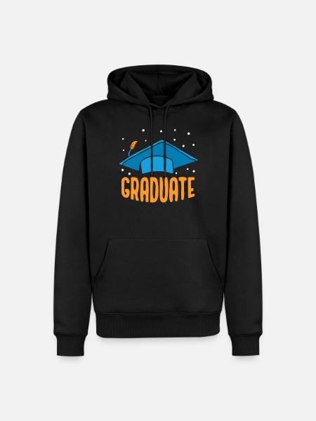 Graduate Graduation Party Graduate Graduate - Men’s Premium Organic Hoodie - black