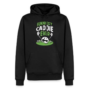 Der Witzigste Caddie Aller Zeiten Golfen Golf - Männer Premium Bio Hoodie - Schwarz - Vorne - Nico (187cm)