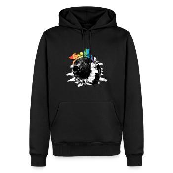 Autist Tshirt Autimus Geschenk Asperger Kinder - Männer Premium Bio Hoodie - Schwarz - Vorne - Nico (187cm)