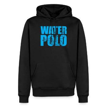 Watersport - Water Polo - Männer Premium Bio Hoodie - Schwarz - Vorne - Nico (187cm)